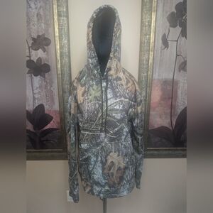 Men's Size Medium Red Head Mossy Oak  Camouflage Hoodie